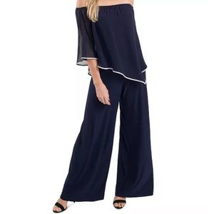 MSK Embellished Overlay Jumpsuit